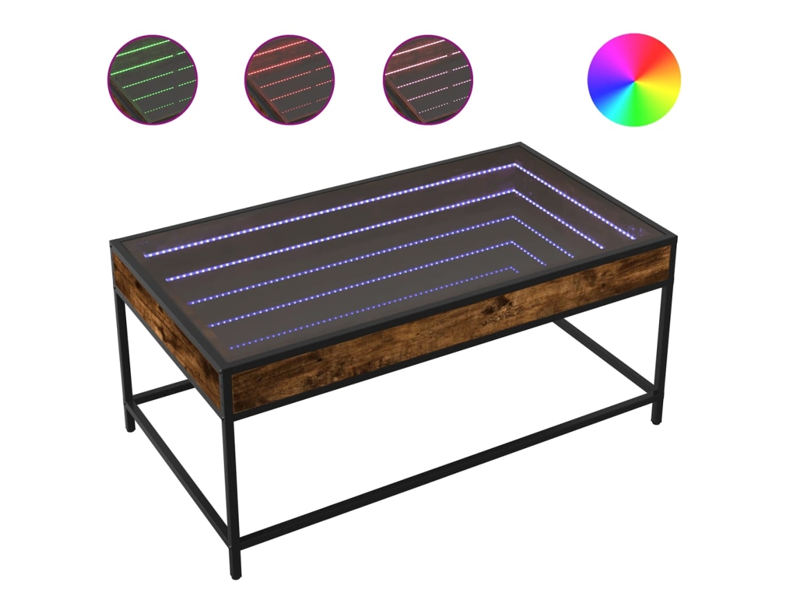 Coffee Table, Coffee Tables Vidaxl Marrom Madeira Processada (90 X 50 X 41 Cm)