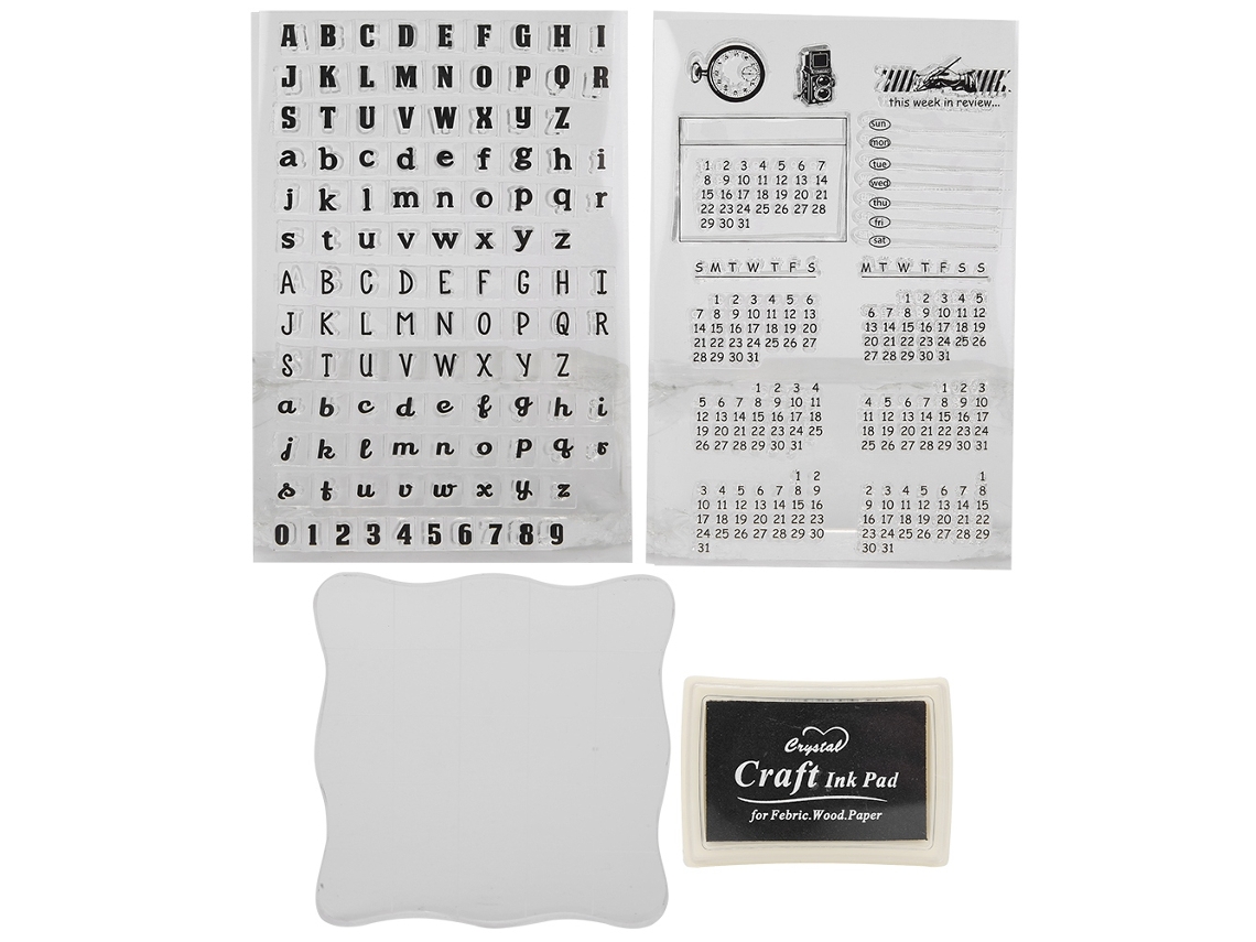 Carimbo Transparente Em Silicone Diy Para Álbum De Fotos, Scrapbook E Decoração De Agenda