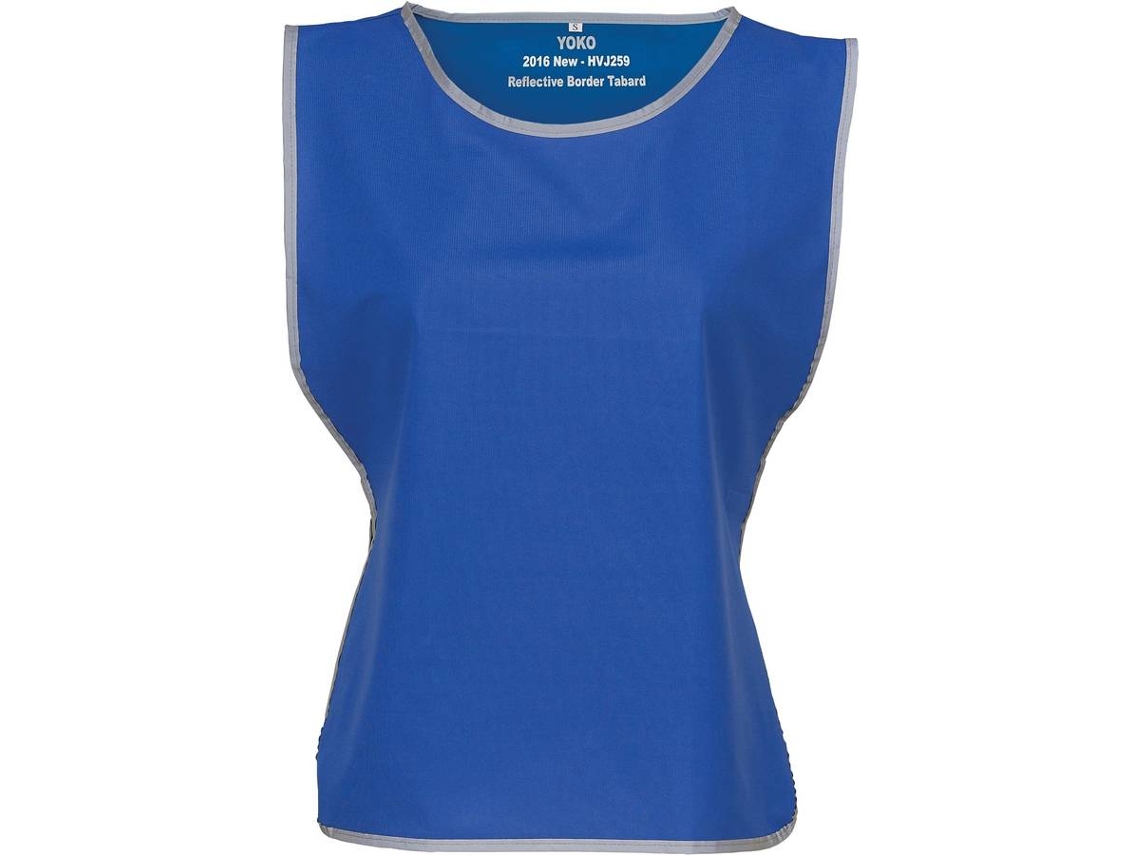 Colete YOKO com Fronteira Reflexiva Azul (XXL-3XL)