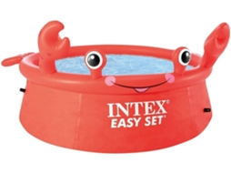 Piscina Insuflável Infantil INTEX Caranguejo (Outlet Grade A - Vermelho - 880 L - 183x183x51 cm)
