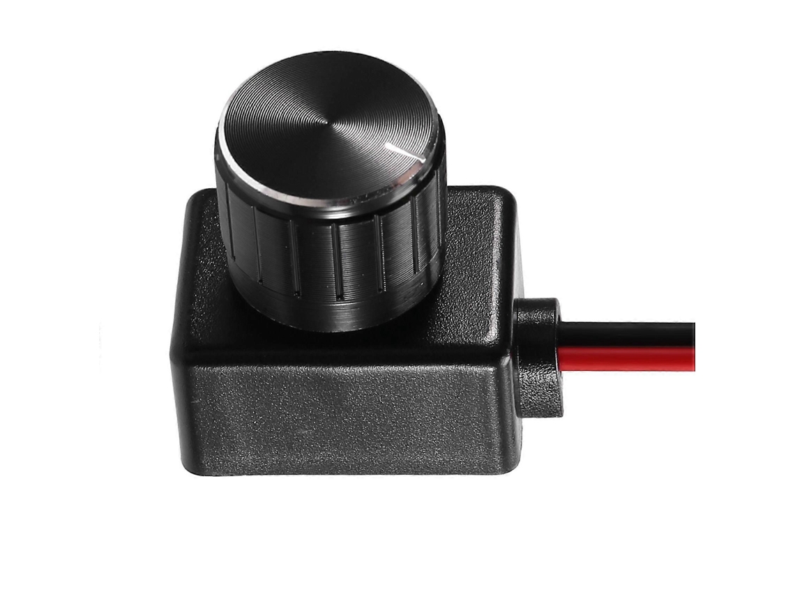 Interruptor Dimmer Universal Pmm De Baixa Tensão 12/24v Para Leds, Com Botão Metálico, Ideal Para Luzes De Led Em Veículos Recreativos, Tetos Internos