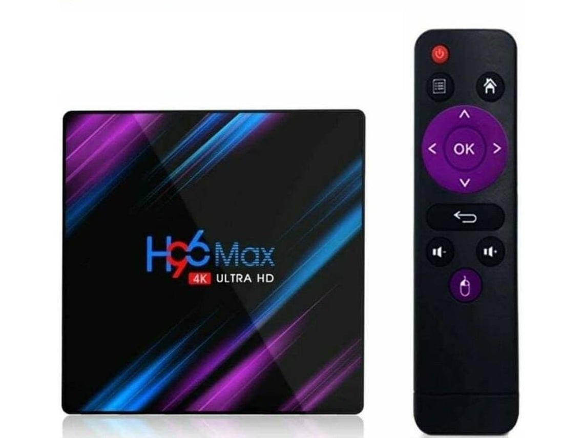 Box Smart TV H96MAX 0007 (Android 4K Ultra HD) Worten.pt