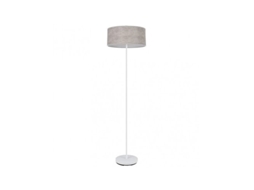 Jerte Pé De Sala 1xe27 Cimento Branco/cinza 165x40x40 Cm Fabrilamp