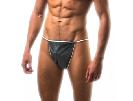 Tanga Desechable De Caballero Cor Negro Talla Unica 100 Und Ibp