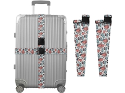 Conjunto De 2 Cintas Bagagem Em Formato Polvo Para Malas, Cintas De Viagem, Acessórios Para Cintos, Conector De Bagagem