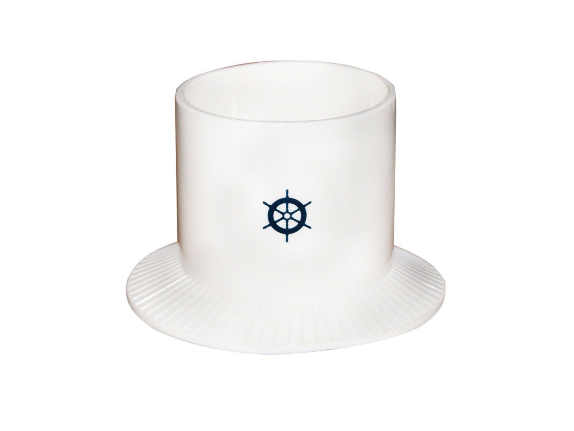 A.A.A. Suporte de Ventosa Pvc Branco 65 Mma.A.A.