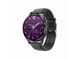 (preta) Pulseira Inteligente Com Pulseira De Couro De 3,63 Cm (1,43 Polegadas) Que Suporta Monitoramento Não Invasivo De Ecg E Glicemia.