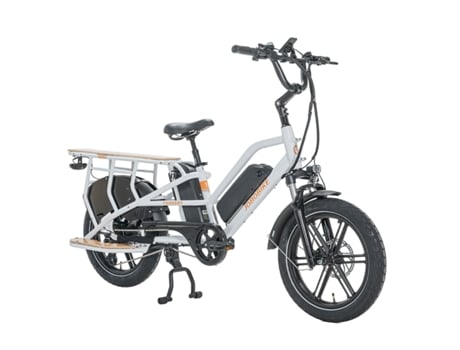 Transer Bicicleta Elétrica De Carga 48v13ah Com Bateria Dupla E Quadro De Liga Leve Resistente Para Uso Familiar E Entregas Jobobike