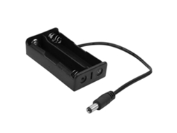 Laxiscreed Caixa De Armazenamento Para Baterias 18650 Com Conector Dc 5.5x2.1mm Para Carregamento