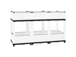 Vidaxl Canteiro Elevado 120x40x71 Cm Polipropileno
