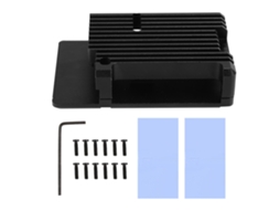 Capa De Dissipação De Calor Em Liga De Alumínio Leve E Espessa Para Raspberry Pi 4b