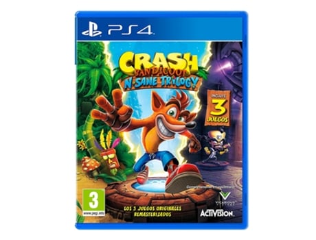 Jogo PS4 Crash Bandicoot N. Sane Trilogy