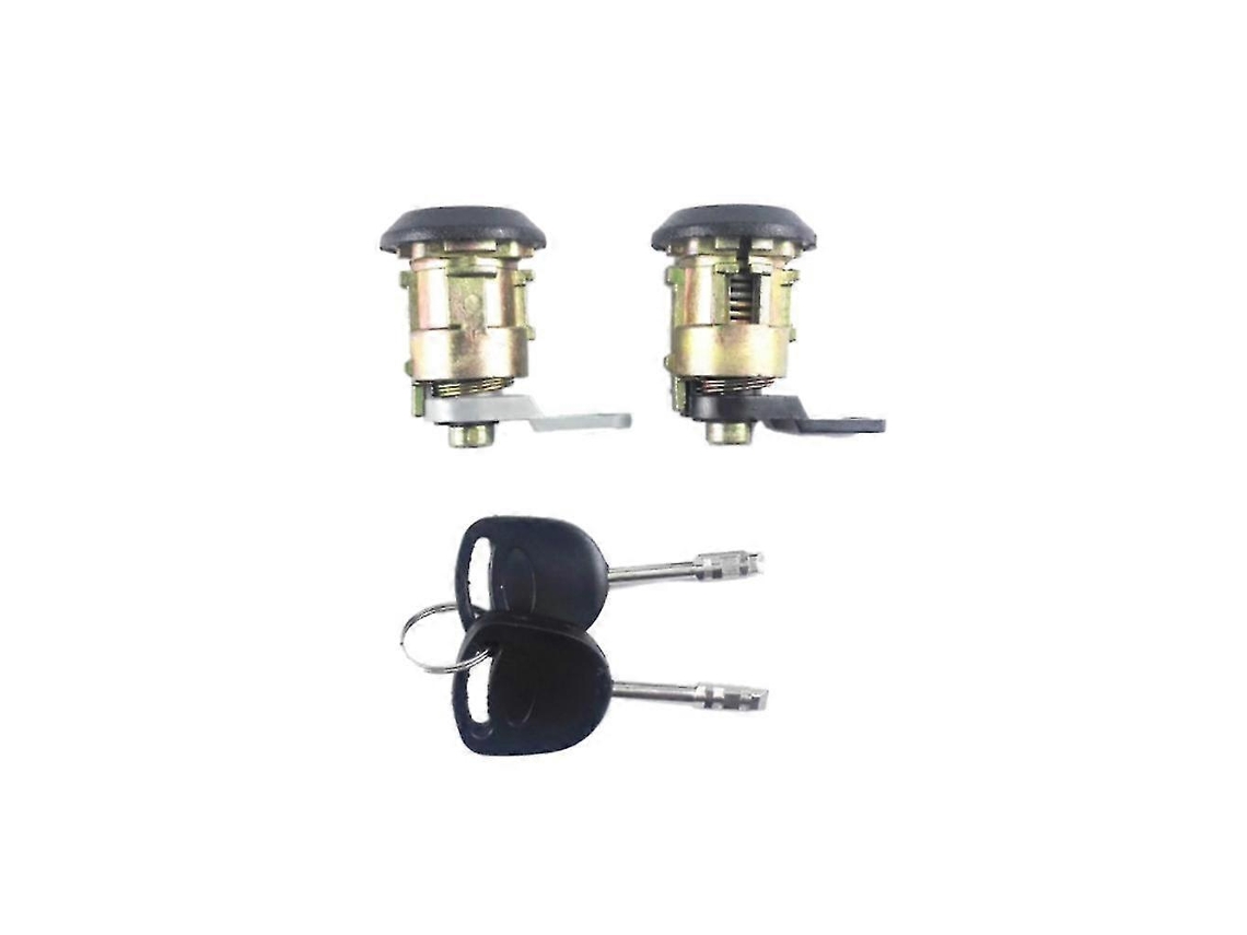1 Par De Conjunto De Chave De Cilindro De Trava De Porta Do Carro 96fga22050cgpa 191564789897 Compatível Com Fiesta 1995 2002 Sygo