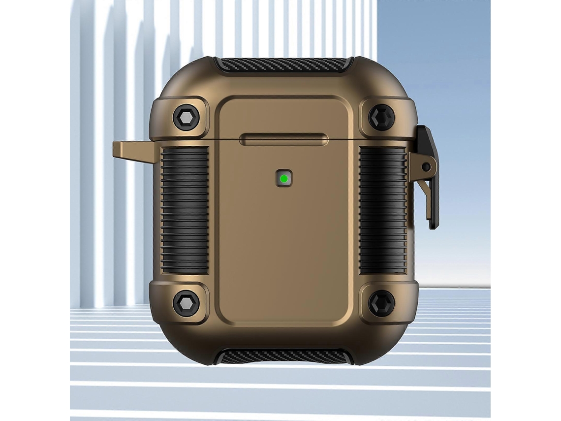 Capa Protetora Tank Tpu+pc para Fones de Ouvido Sem Fio Airpods 2 GIECY