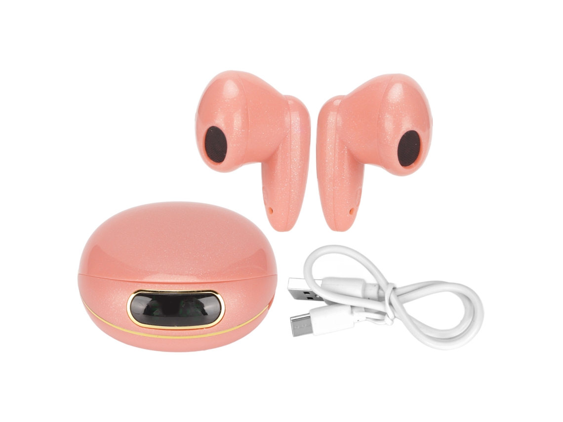 Fones Bluetooth LAXISCREED L 03 Rosa Cancelamento de Ruído