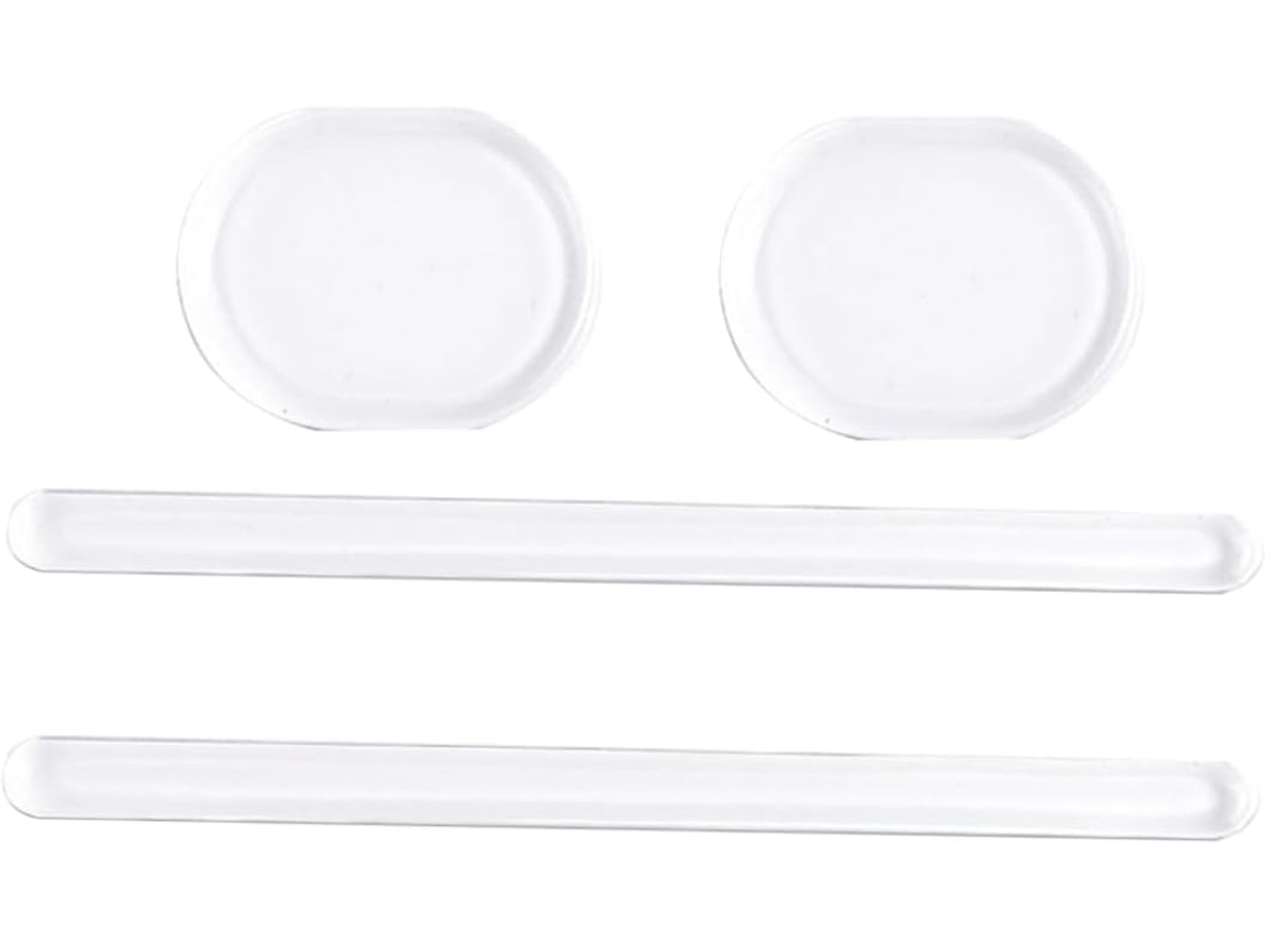 Conjunto De 3 Protetores Calcanhar Em Gel Ipetboom, Antiderrapantes, Transparentes E À Prova De Choque, Para Conforto E