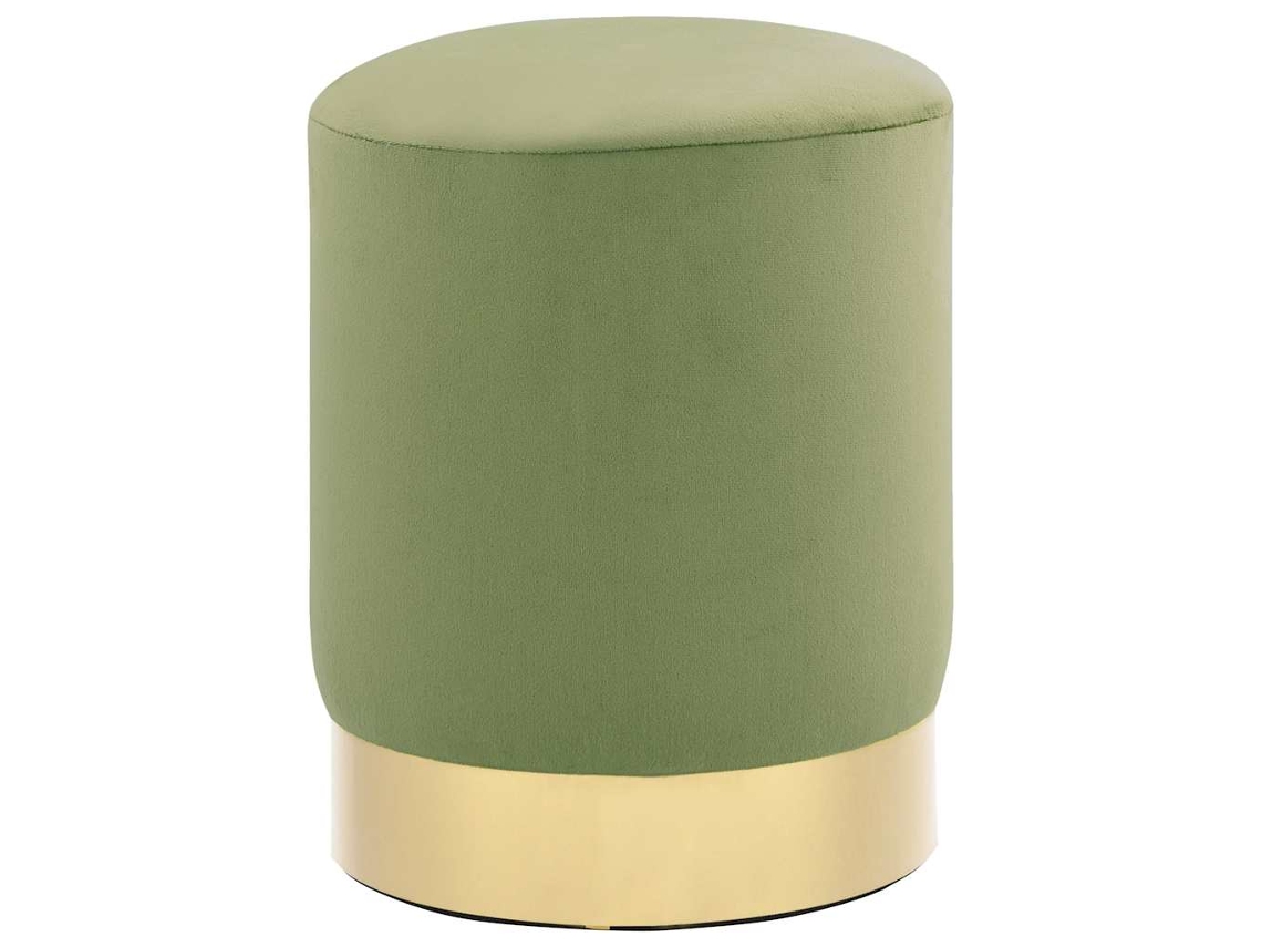 Vidaxl Banco 28 X 36 Cm Veludo Mostarda E Dourado