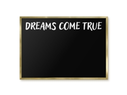 Magnetic Glass Board Dreams Come True For The Hall Espelharte (70x50 Cm)