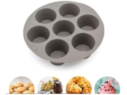 Forma De Silicone Para Mini Bolo Cupcake Airfryer Microondas Gokoco