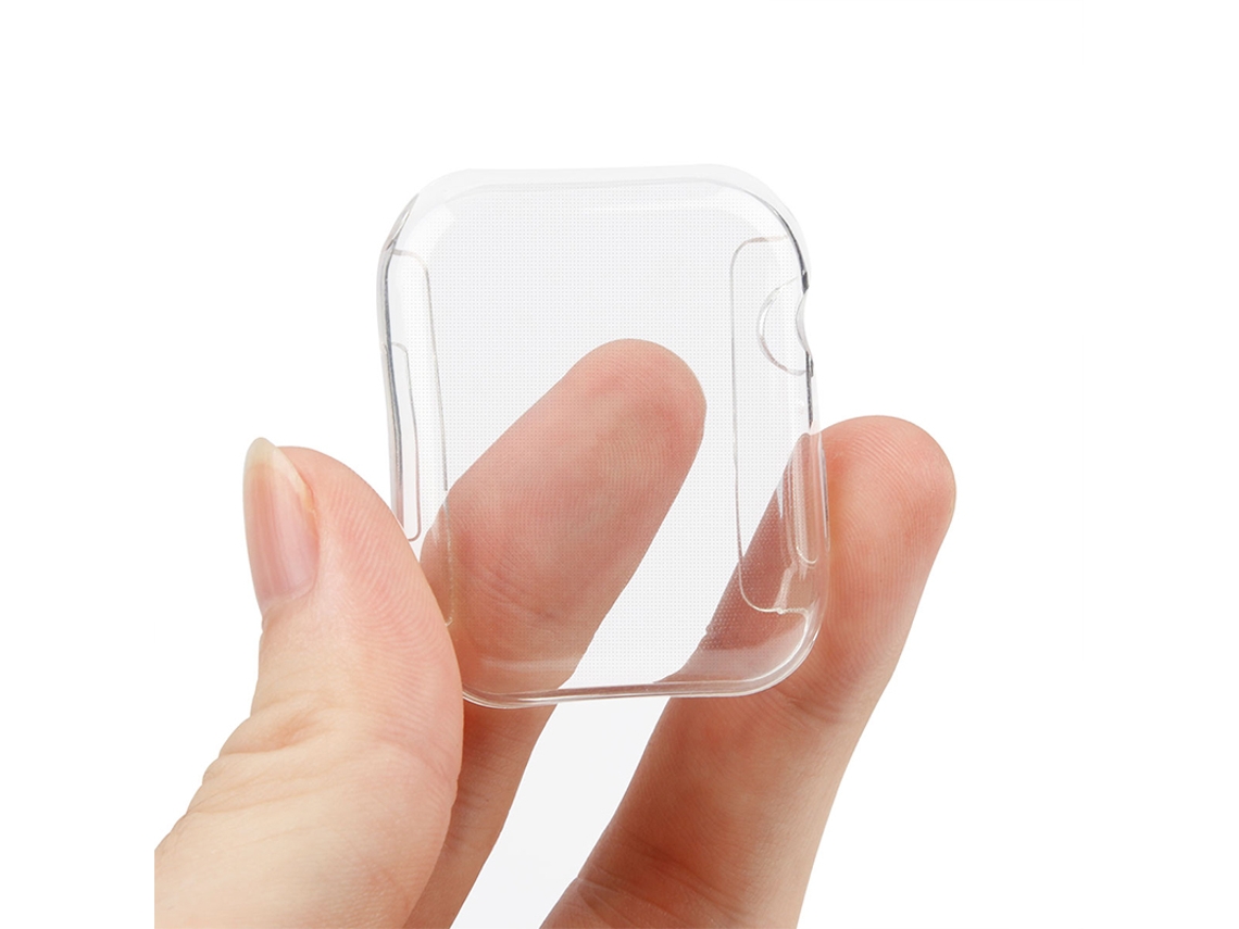 Capa Protetora Yuexinghui Apple Watch S4 Série 4 40mm 44mm Tpu Silicone Transparente Proteção EOOCOO (transparente, Resistente a Arranhões)