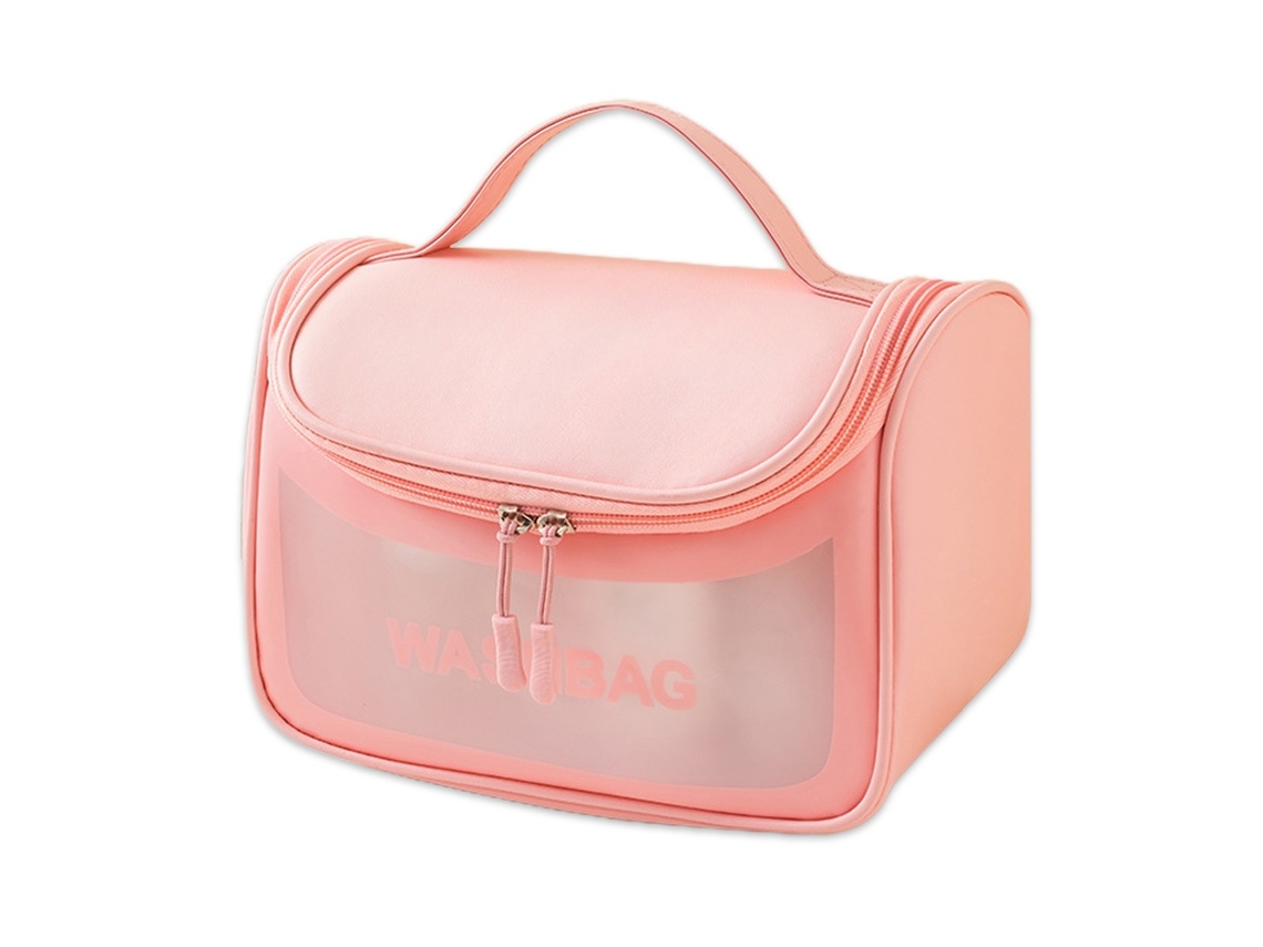 Necessaire Elysve Pu Grande Capacidade Bolsa De Armazenamento Com Gancho