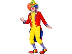 Fato de Homem WIDMANN Casaco Palhaço Vermelho e Amarelo (Tam.: XL)