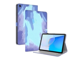 Capa de couro com padrão aquarela para tablet Huawei Matepad SE Webake