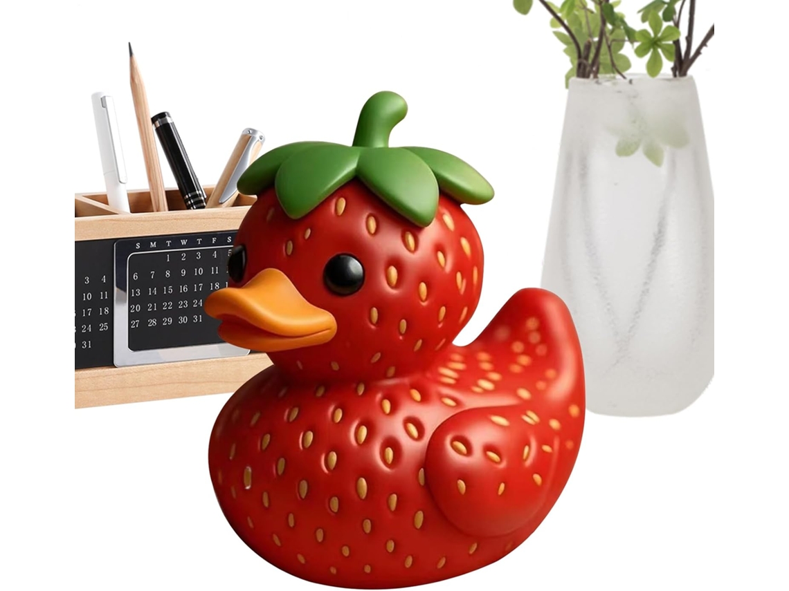 Estátua De Pato Para Mesa Estatueta De Pato Divertida, Decoração De Prateleira Fofa E Criativa Par Gokoco