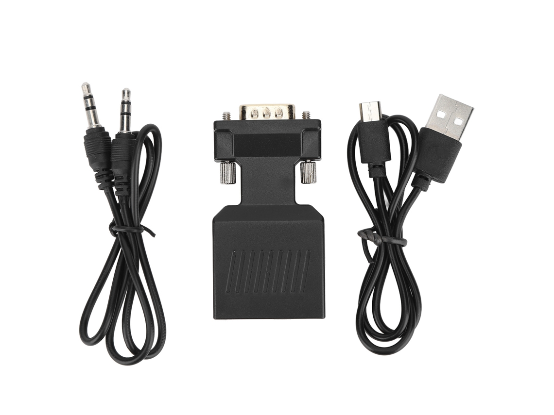 Conversor VGA para HDMI EOOCOO (1080p, áudio e vídeo)