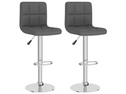 Bar Stool, Bar Stools Vidaxl Cinzeto Tecido (n/a)