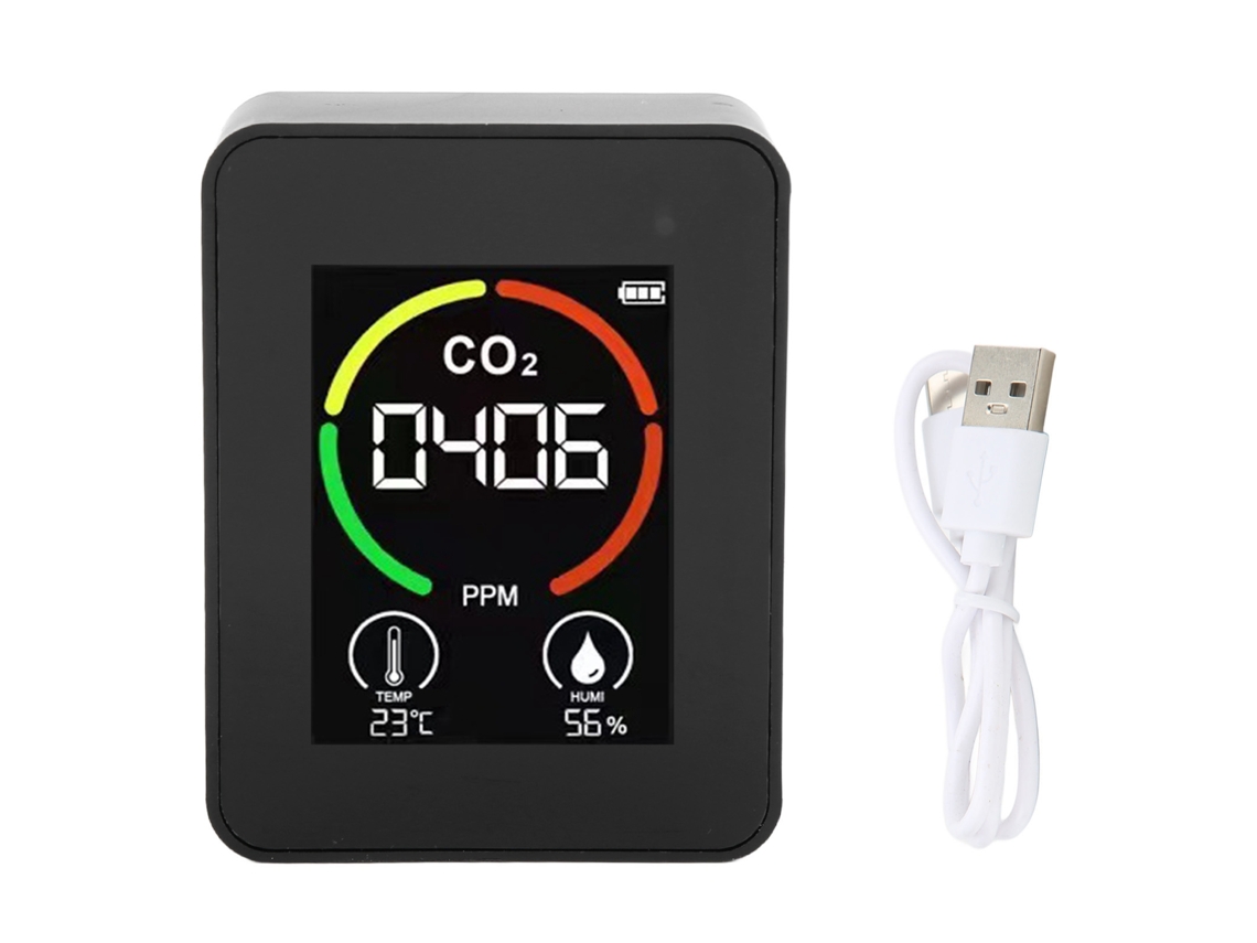 Detector de CO2 monitor de qualidade do ar S/MARCA