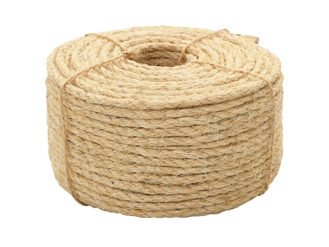 Vidaxl Corda 100% Sisal 8 Mm 500 M