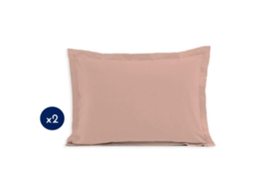 2 Fundas De Almohada De 50 X 70 Cm - Rosa