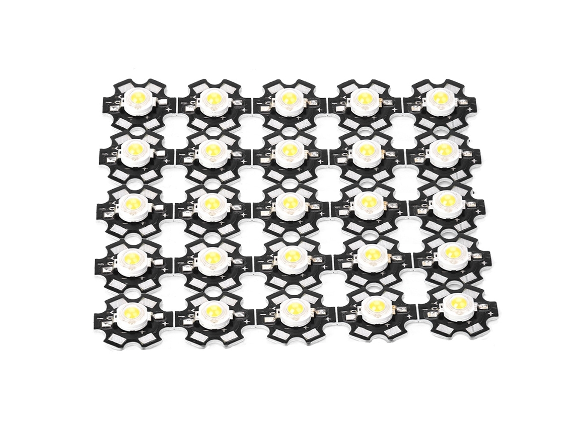 2026 25 Peças de Lâmpada Led de Chip Integrado de Alta Luminosidade Foco Branco 20000 25000k