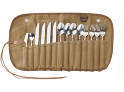 Bolsa Organizadora De Talheres Enrolável, Bolsa Portátil Para Guardar Colheres E Garfos Em Acampamentos Ao Ar Livre. Dureforward