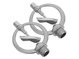 Conjunto De 2 Aspersores De Irrigação Automáticos Giratórios Portáteis Para Irrigação Eficiente Do Jardim.