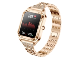 Smartwatch 1 59 Polegadas Ip67 À Prova D'Água 14 Dias de Espera de Longa Duração para Ios e Android Rosa YEMAESRE
