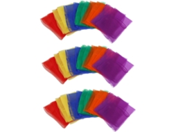 Lenços De Seda Multicoloridos Para Dança, Véu Quadrado Pequeno, Acessório Para Meninos E Meninas.