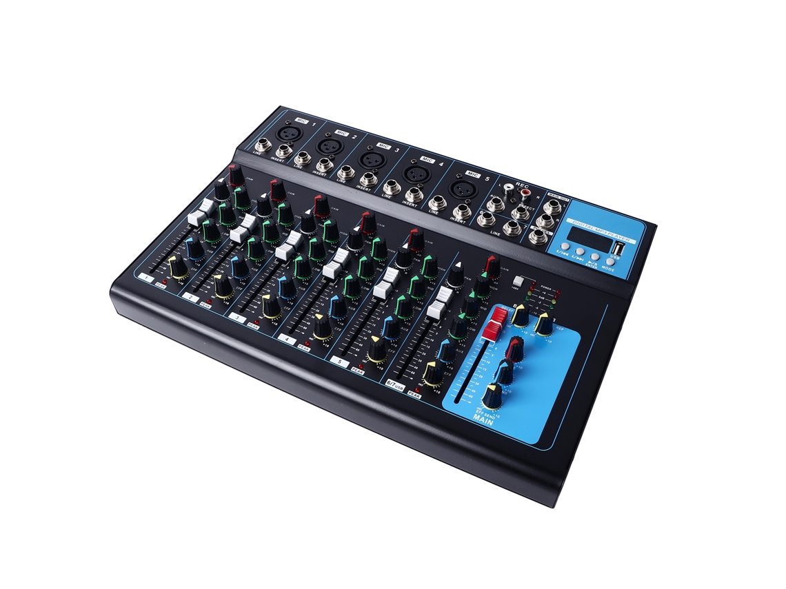 Mixer de Som Bluetooth Usb 7 Canais LAXISCREED