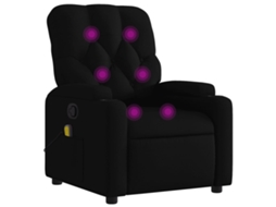 Massage Recliner Chair, Massage Recliner Chairs Vidaxl Preto Tecido