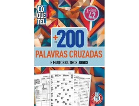 Livro Coquetel 200 Palavras-cruzadas 42 - Nível Médio De Editora Coquetel (português Do Brasil)