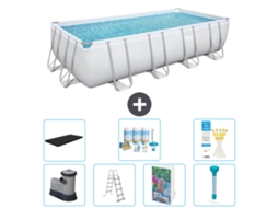 Piscina BESTWAY Power Steel Retangular 549x274x122 cm 6 peças