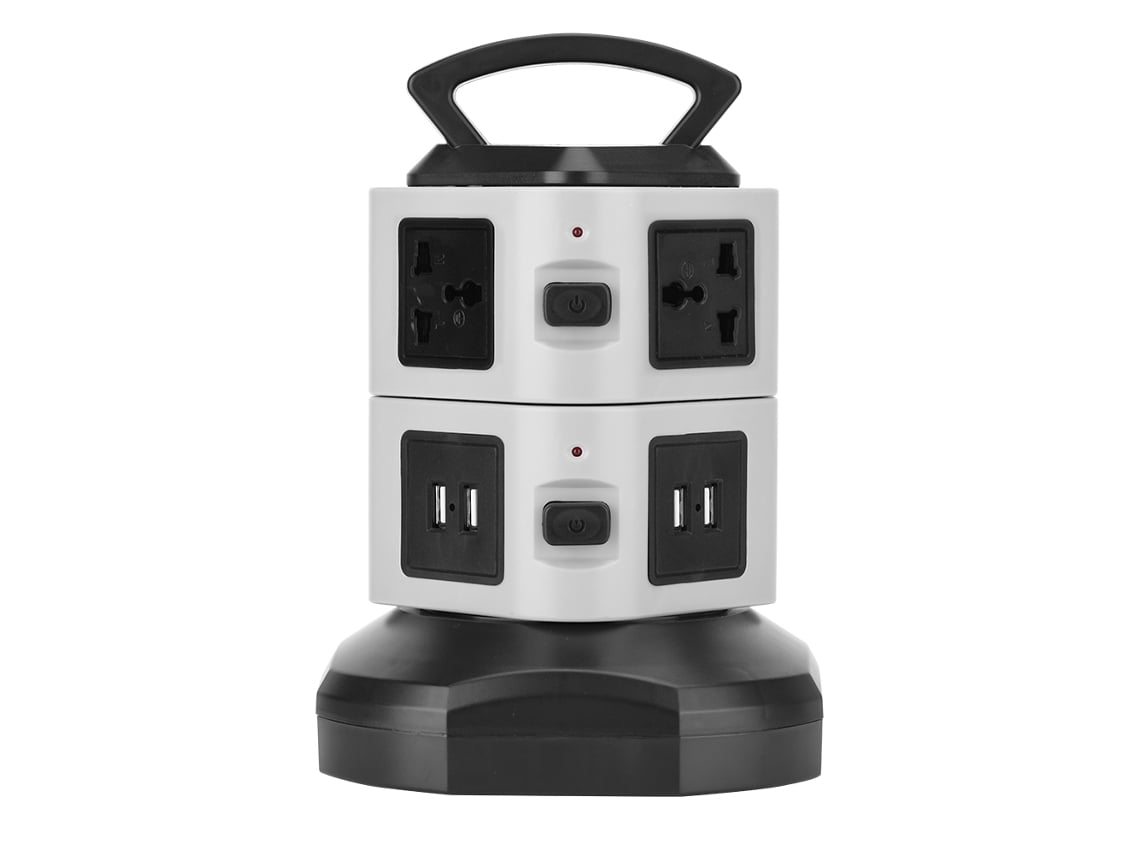 Tomada Vertical, Múltiplas Tomadas, Carregamento Usb