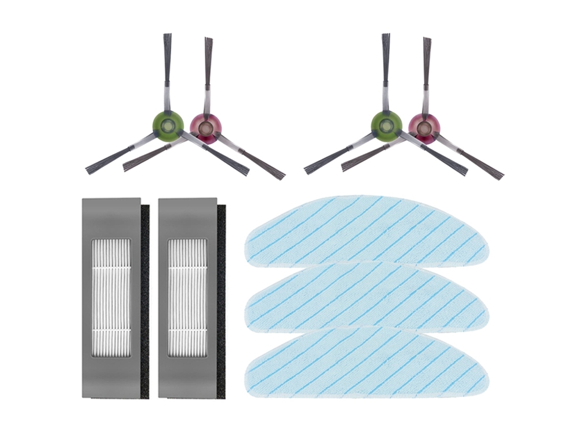 Escova lateral esfregar filtro de pano para ecovacs deebot ozmo t9 aivi t9 aivi t9pro t9max t9 robô aspirador parte
