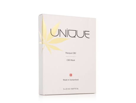 Máscara Calmante Unique CBD 25 ml 5 Unidades