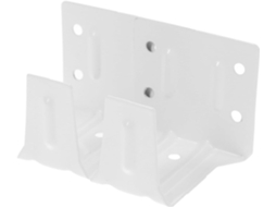 Suporte Central Para Trilho De Persiana Homoyoyo, 2 Peças, Em Ferro Branco Design Compacto, Versátil E Seguro Para