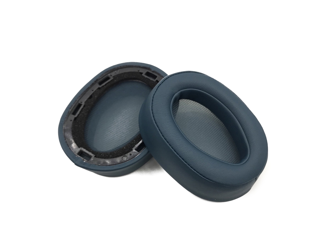Almofadas para fones de ouvido Lurelia MDR 100ABN WH H900N, com espuma viscoelástica, pretas.