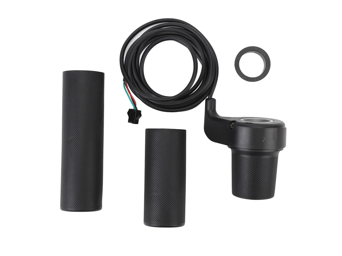 MANGA do Acelerador e Agarres de Borracha Antideslizante para Guidão de Bicicleta Elétrica, 22.5mm | S/MARCA