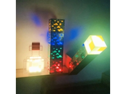 2026 lanterna de Parede Usb Recarregável Led, Lanterna de Minecraft para Roleplay e Quarto, Luz Noturna Led