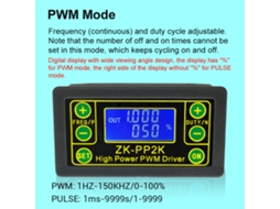 Controlador De Velocidad Pwm 3.3-30v 150w Regulador De Motor Led Frecuencia 1hz-150khz